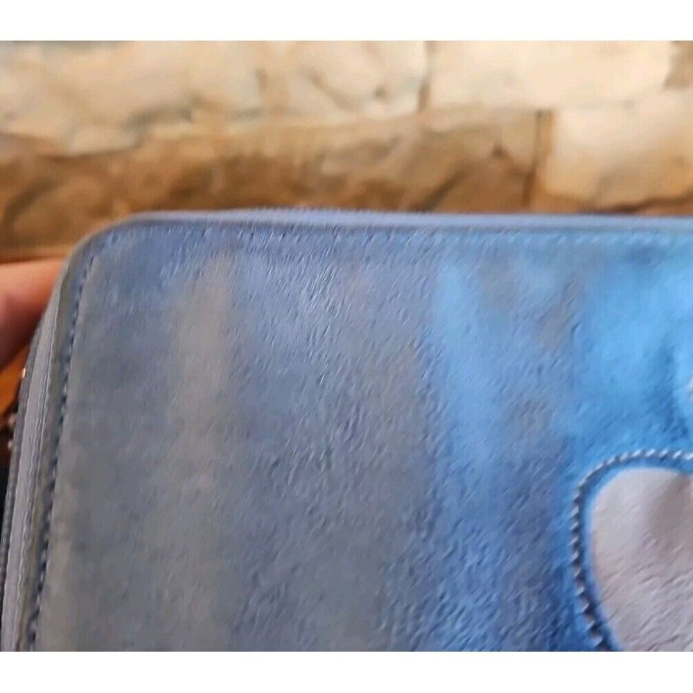 Butterfly Clutch, Wallet, Purse Blue With Butterfly - Picture 13 of 15